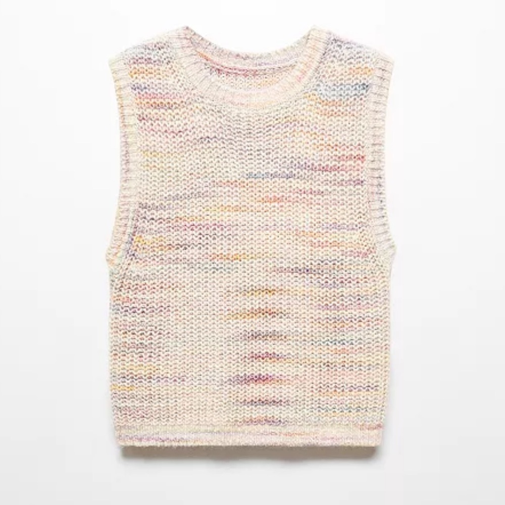 Mango Multicolor Sweater Vest